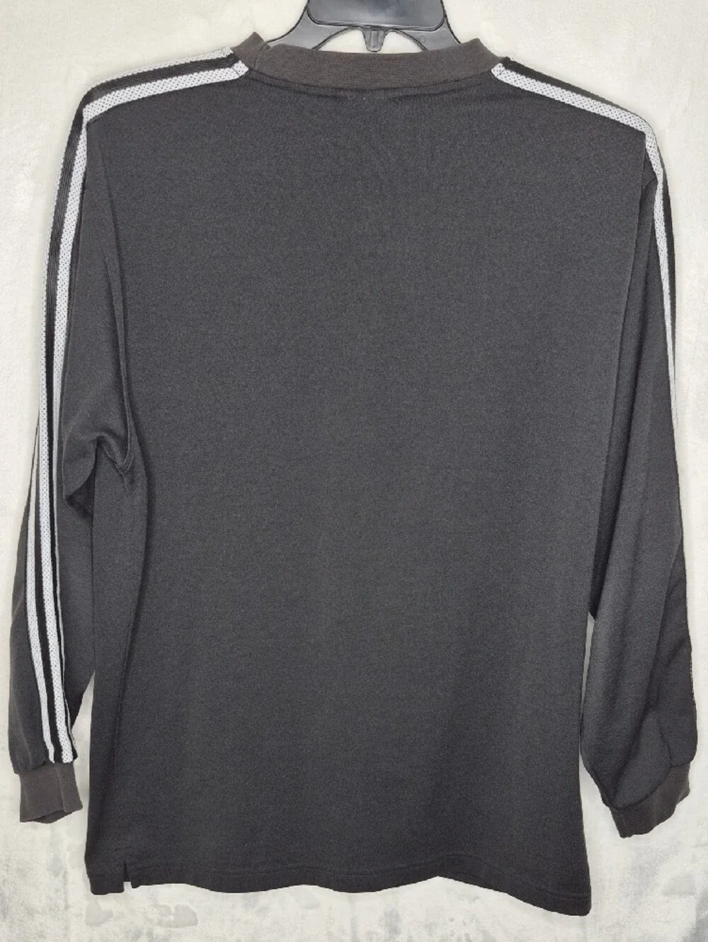 Vintage 90s Adidas Mesh Stripe Jersey Crewneck M‎